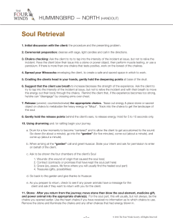 Hummingbird - North Handout.indd