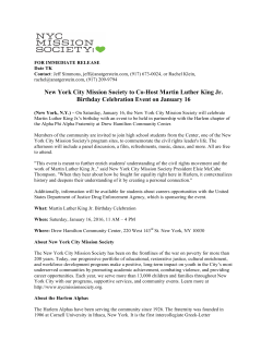 New York City Mission Society to Co