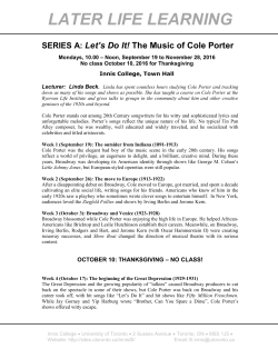 Course Outline - University of Toronto