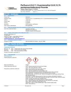 Perfluoro-2,5,8,11,14-pentamethyl-3,6,9,12,15