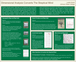 Dimensional Analysis Converts The Skeptical Mind