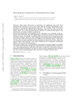 Discovering the Unexpected in Astronomical Survey Data