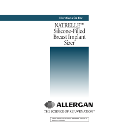 NATRELLE&trade; Silicone-Filled Breast Implant Sizer