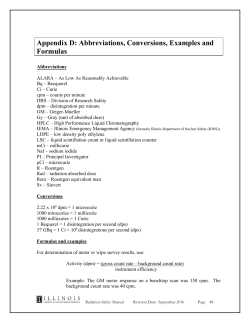 Radiation Safety Manual - Division of Research Safety