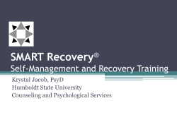 Self-Management and Recovery Training