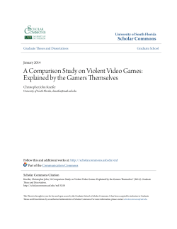 A Comparison Study on Violent Video Games