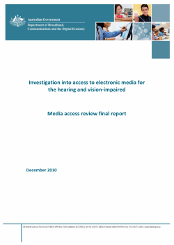 Investigation into access to electronic media for the hearing