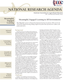 Meaningful, Engaged Learning - American Association for