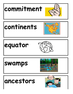 commitment continents equator swamps ancestors