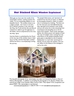 Our Stained Glass Window Explained