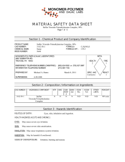 MSDS 5648 Sulfur Trioxide-Trimethylamine Complex