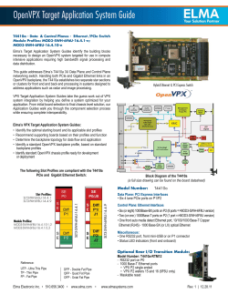 OpenVPX Target Application System Guide