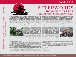 HONORS COLLEGE