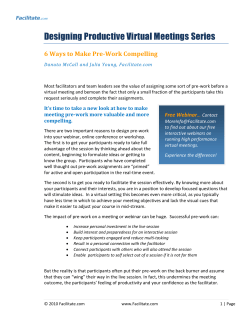 6 Ways To Make Pre-Work Compelling