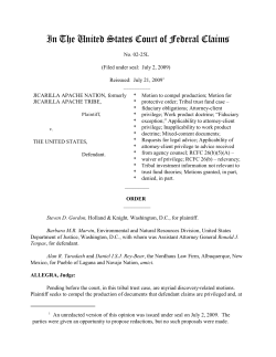 Jicarilla Apache Nation v. United States