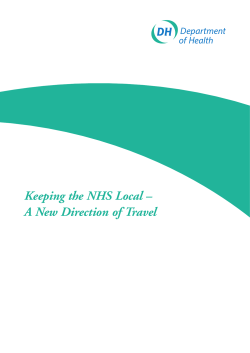 A New Approach - UK Government Web Archive