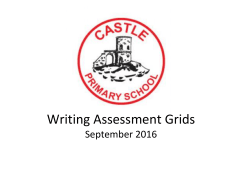 Assessment Grid for Writing
