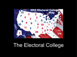 Electoral College Today