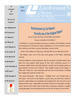 June 2015 - Lockwood Senior Living