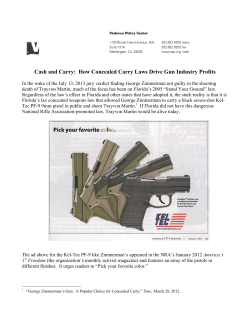 Cash and Carry - Violence Policy Center
