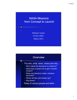 NASA Missions