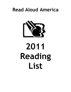 2011 Reading Lists - Read Aloud America