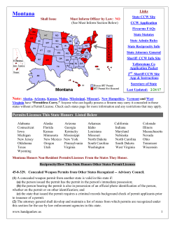 Montana - Handgunlaw.us