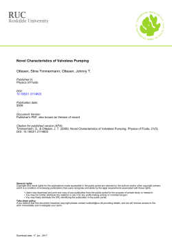 Novel Characteristics of Valveless Pumping