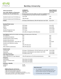 EyeMed Vision Care Summary