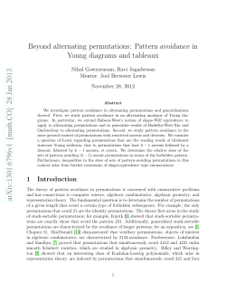Beyond alternating permutations: Pattern avoidance in Young