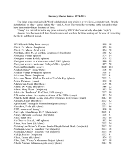 Get Herstory Master Index