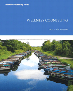 Wellness Counseling Paul F. Granello