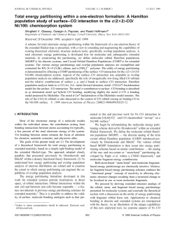 Total energy partitioning within a one
