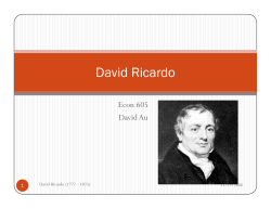 David Ricardo
