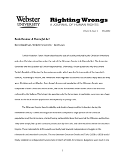 Book Review: A Shameful Act
