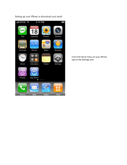 Setting up your iPhone to your email