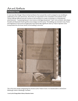 Art and Artifacts - Chicago Metro History Fair