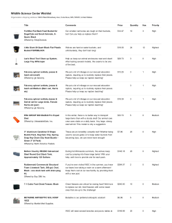 Printable PDF Amazon Wishlist