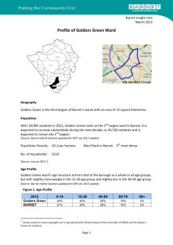 Population - Barnet Council