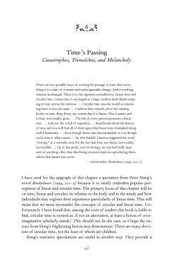 Time`s Passing - The University of Michigan Press