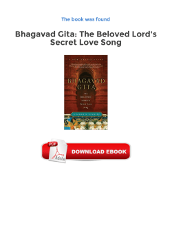 Free Downloads Bhagavad Gita: The Beloved Lord`s Secret Love