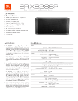 SRX828SP Spec Sheet