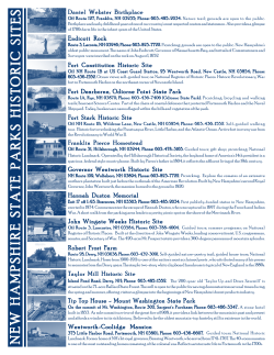 Historic Sites Information Sheet