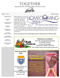 together - Mars Hill Baptist Church