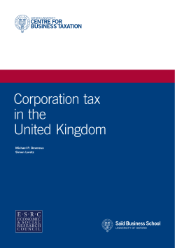 Corporation tax in the United Kingdom