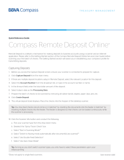 Compass Remote Deposit Online