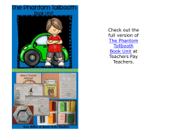 Check out the full version of The Phantom Tollbooth Book Unit at