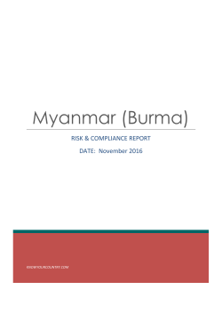 Myanmar (Burma) - Know Your Country