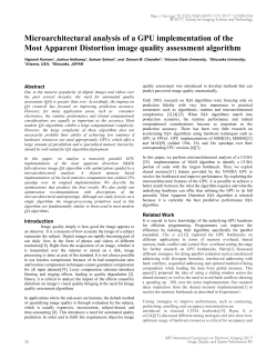 Microarchitectural analysis of a GPU implementation of the Most