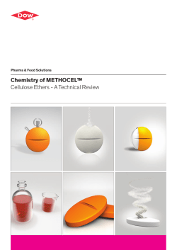 Chemistry of METHOCEL™ Cellulose Ethers - A